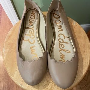 Beige Sam Edelman, size 9 ballet flats.